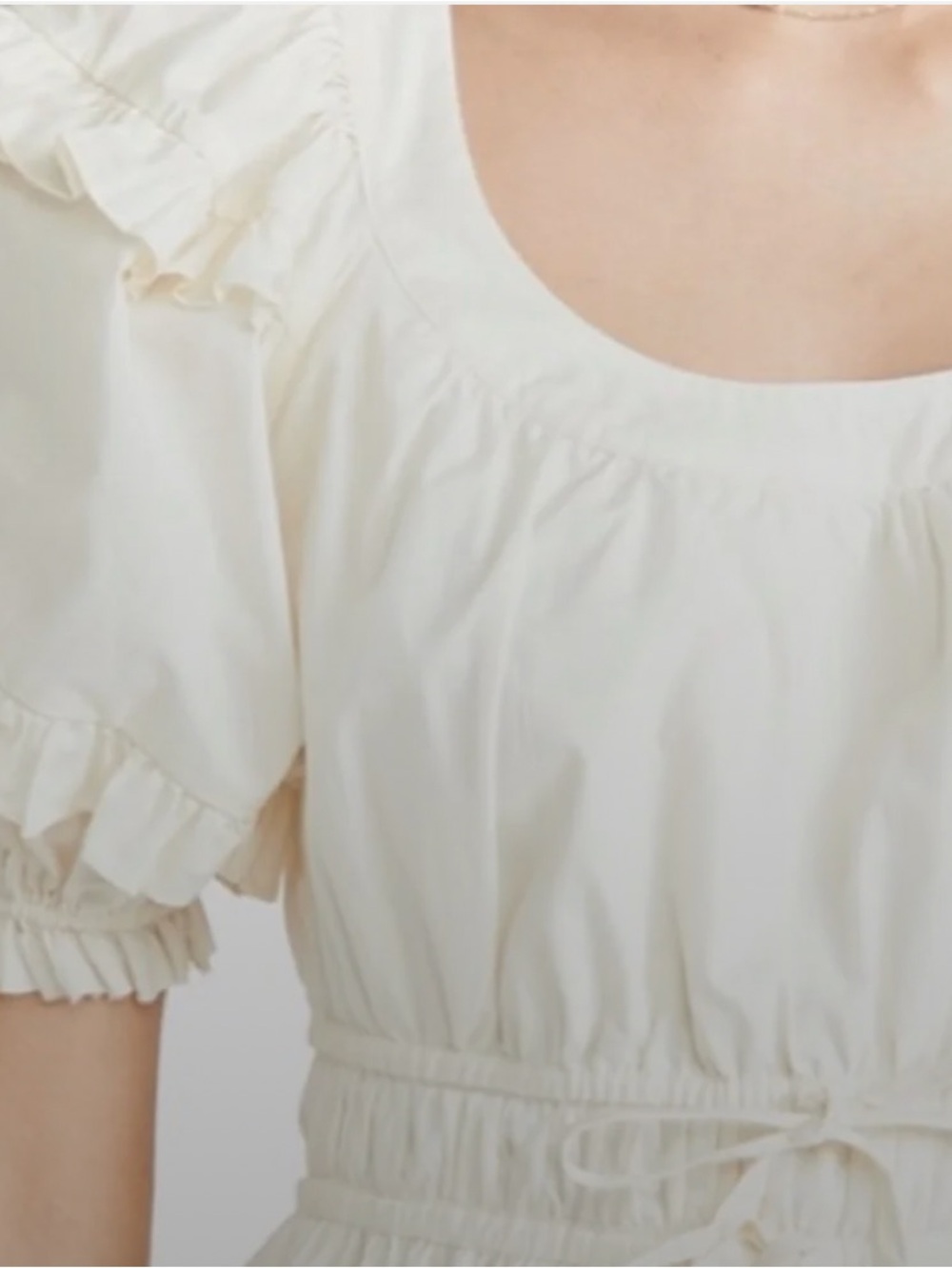 Ulla Johnson Scoop Neck Mini Dress - Picture 3 of 6